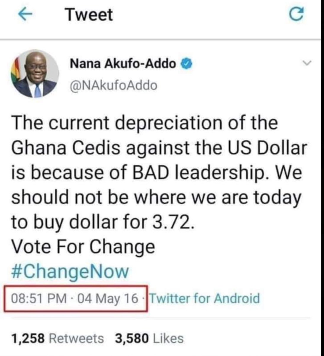 what be thr dollar rate now? Will you vote for change??