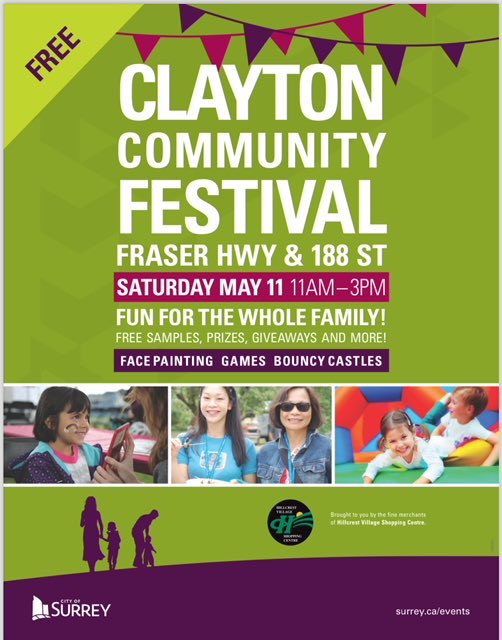 Community1st Unit is at the Clayton Community Festival today, 11-3. Enjoy the ☀️ Surrey, have a great day. #community #copwhocares