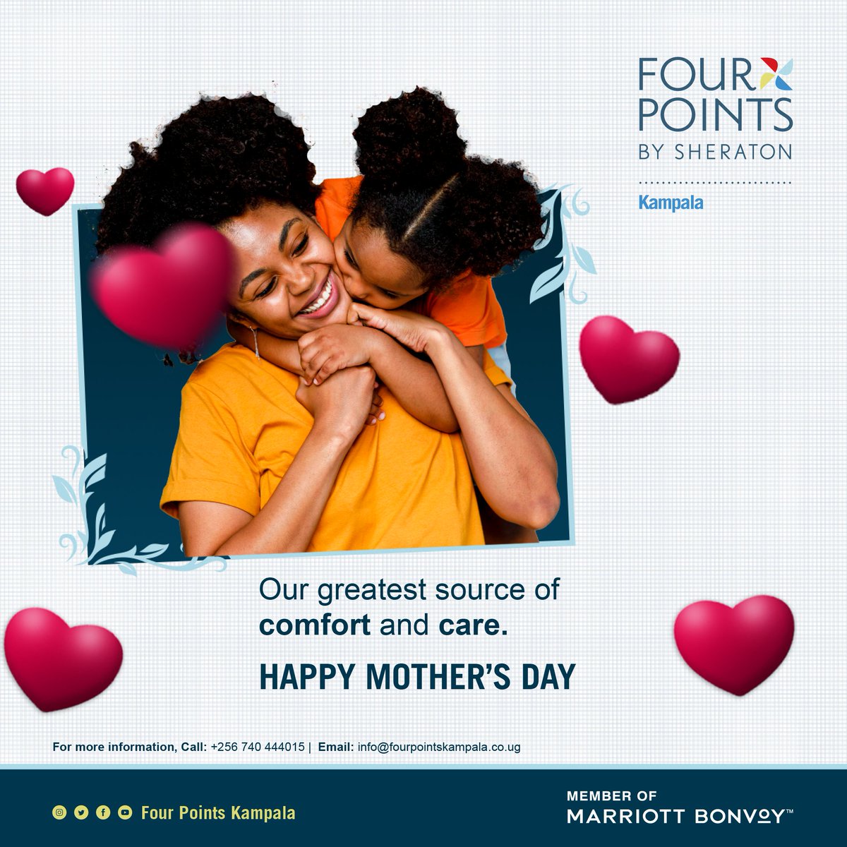 Happy Mother's Day to the mums who make the world a better place! #MothersDay #Kampala #FourPointsKampala