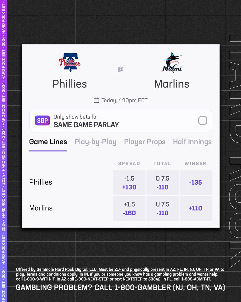 Here we go again ... 99% of the money is on the Phillies -1.5 😬
