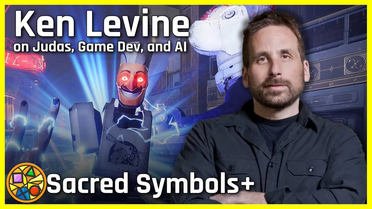 I'm thrilled to welcome my buddy @levine back to Sacred Symbols+ for a discussion all about Judas, game dev, AI, the trajectory of the industry, and so much more. Full episode on Patreon. <3