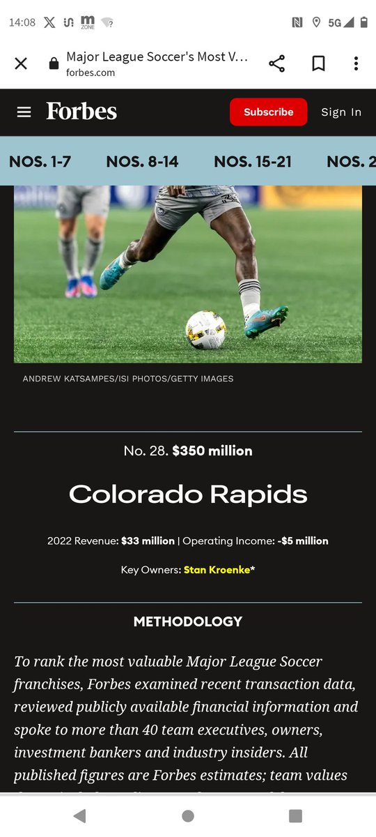 The owner of the @ColoradoRapids is the same one that's invested in @Arsenal if y'all buy @AlexiLalas Bull💩 on anything about the @MLS or @ussoccer then you don't know Futbol!!