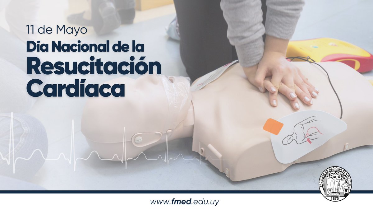 fmedoficial's tweet photo. Este 11 de mayo una vez más la Facultad de Medicina se suma bajo el lema “Podés salvar la vida a alguien. Capacitate en Resucitación Cardíaca Básica”, para concientizar en la importancia de capacitarse en maniobras de RCP, uso del DEA y cuidar nuestra salud Cardiovascular. https://t.co/iwiqhGYIwU