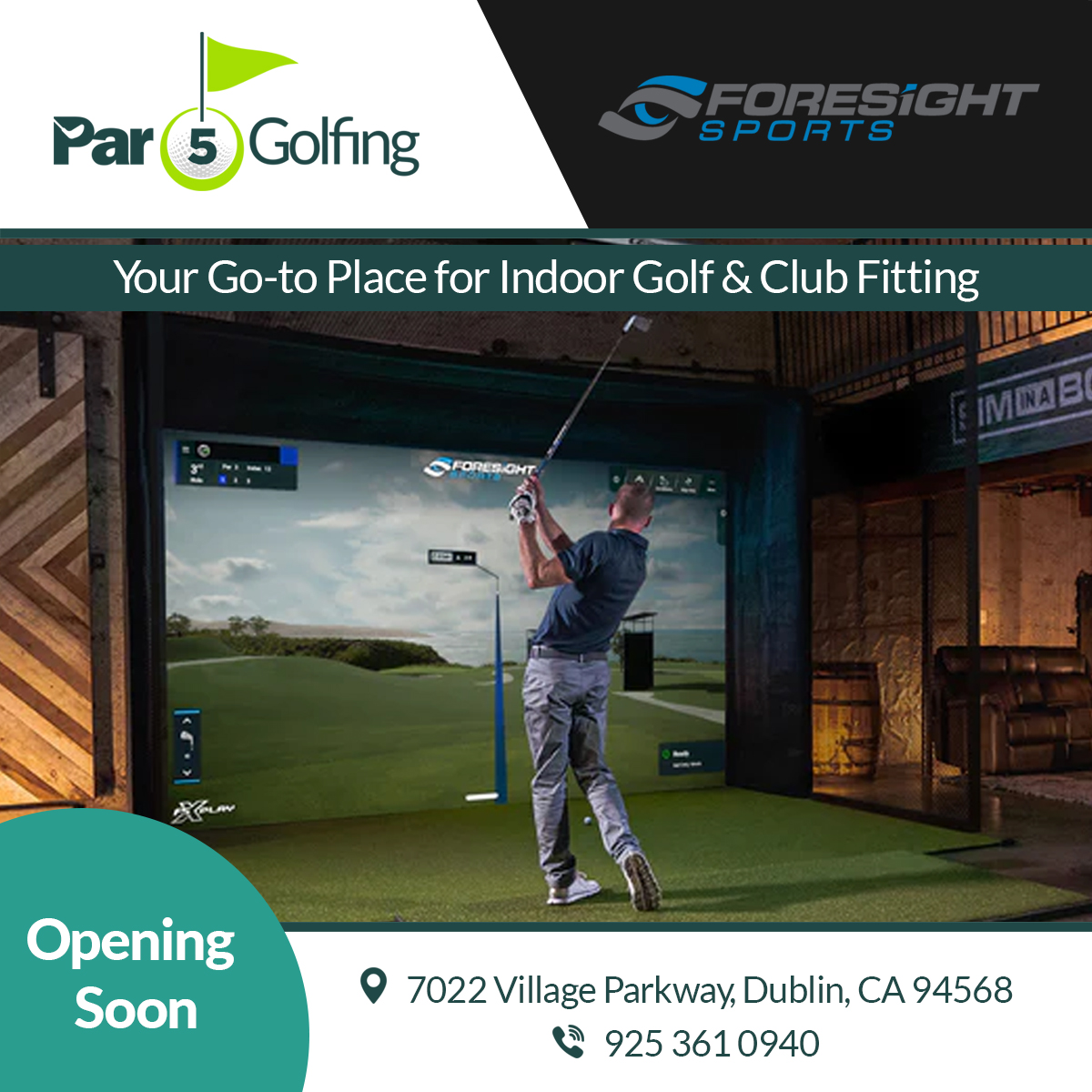 #Par5Golfing is going to have #Foresight #GolfSimulator for custom fittings, lessons, and corporate events. 

#golf #golfing #golfevent #golftravel #golfclub #golfpro #golfer #golffun #golftraining #golfstore #PGAtour #masters #touredge #golflesson