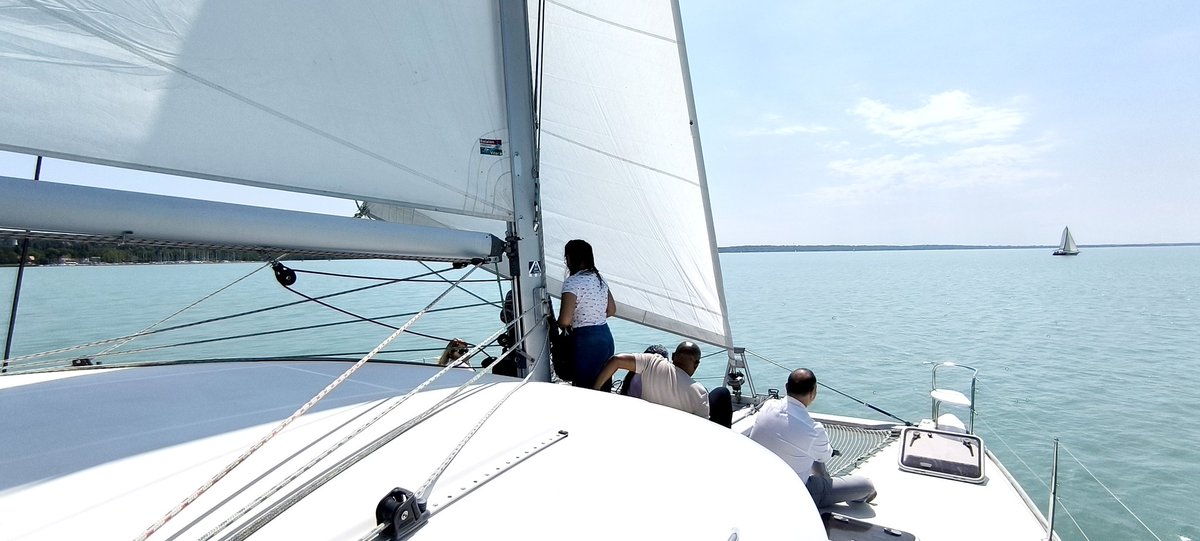 TuhunPogun's tweet photo. Yacthing at the beautiful Lake Balaton of Hungary. https://t.co/UcdAq3hYL2
