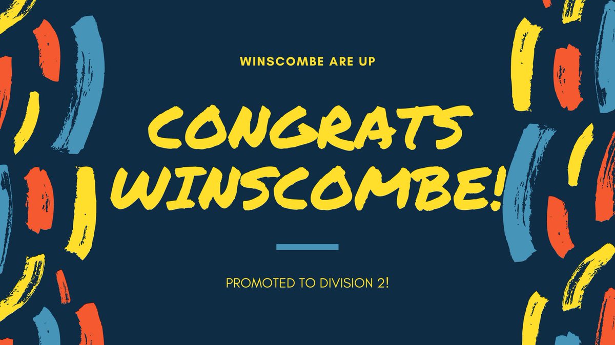Somerset County FL (@somersetcfl) on Twitter photo Congratulations to <a href="/WinscombeAFC/">Winscombe AFC</a> who clinched promotion to Division Two on the final day!
Enjoy your celebrations, see you in Div 2 next season!
#tasteslikepromotion Congratulations to <a href="/WinscombeAFC/">Winscombe AFC</a> who clinched promotion to Division Two on the final day!
Enjoy your celebrations, see you in Div 2 next season!
#tasteslikepromotion
