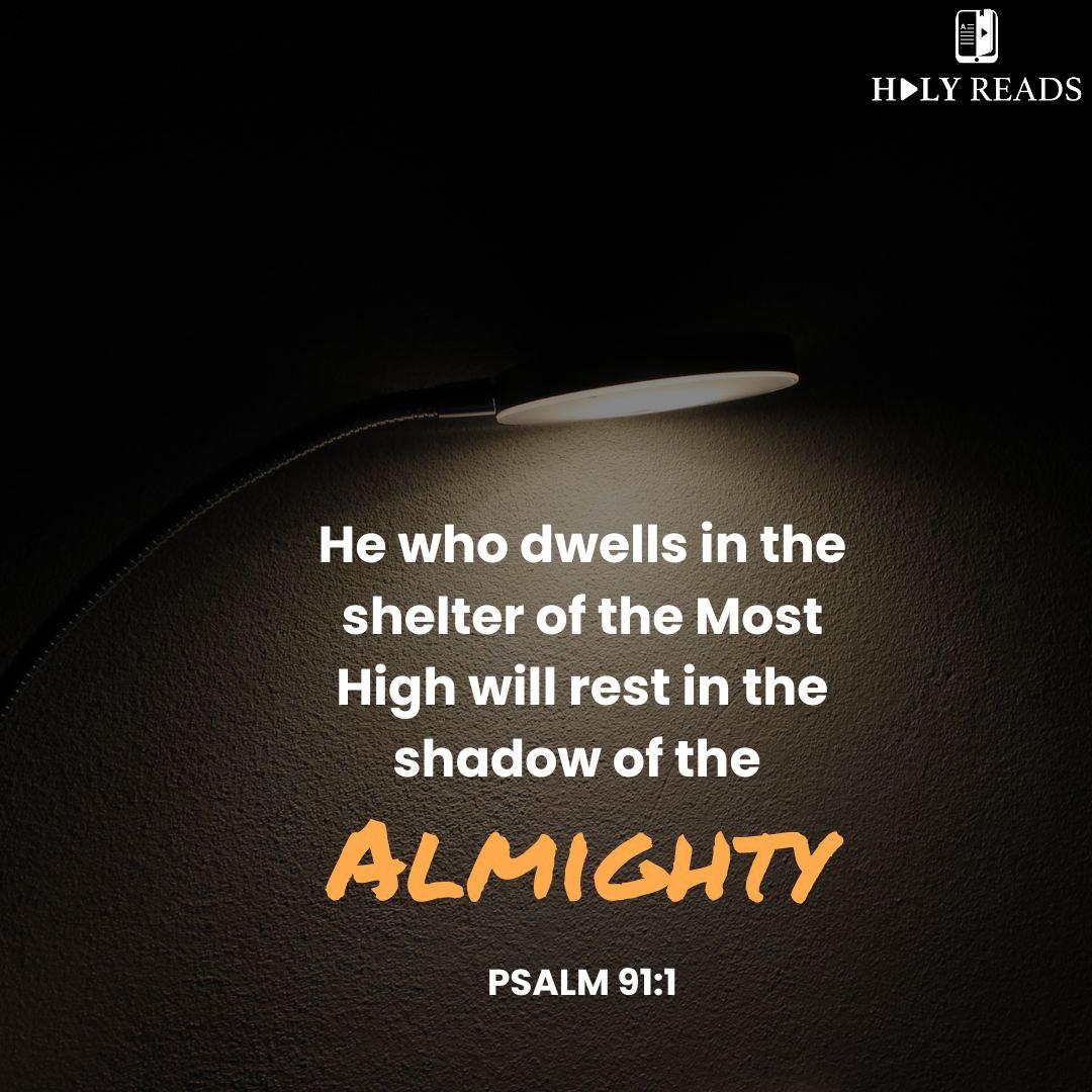 Whoever dwells in the shelter of the Most High will rest in the shadow of the Almighty.
Psalm 91:1

#HolyReads #Bible #Summary #Summaries #Christiansummary #ChristianAuthor #Christianauthours #ChristianBook #Book #Author #Summary #Church #Bible #Christianwriter #Christianwriters