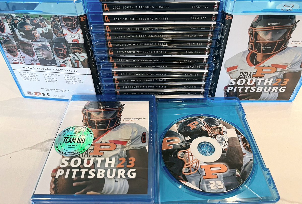 South Pittsburg 23’ releases tomorrow! If you did not pre-order that is okay. We will have additional copies available at the Banquet. Relive all 15 games, senior interviews, coach interviews, player introductions, behind the scenes, and much more! #FAMED #Team100 #ThePitt
