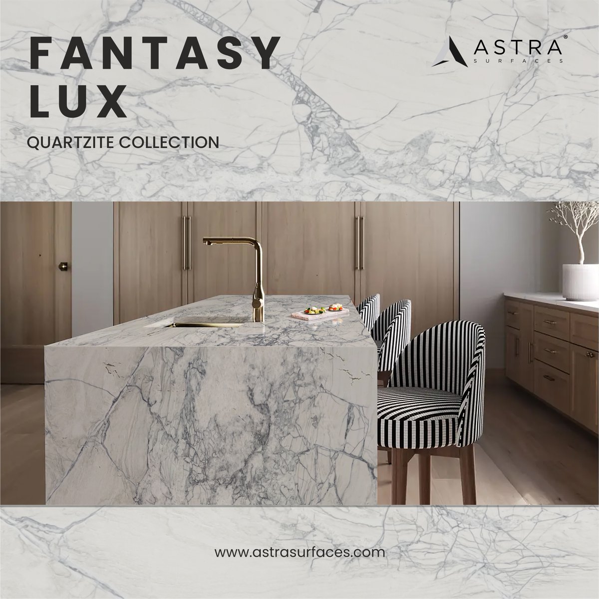AstraSurfaces's tweet photo. Fantasy Lux Quartzite:
✨ Aesthetic Appeal
💪 Durability
🌱 Sustainability
🛠️ Ease of Maintenance

One slab, no disappointments! Available at #AstraSurfaces . Visit us today!

#naturalstone #quartzite #quartzitekitchen #slabstones #slabs #countertops #renovation #homerenovation https://t.co/rYEqGXWL1Q