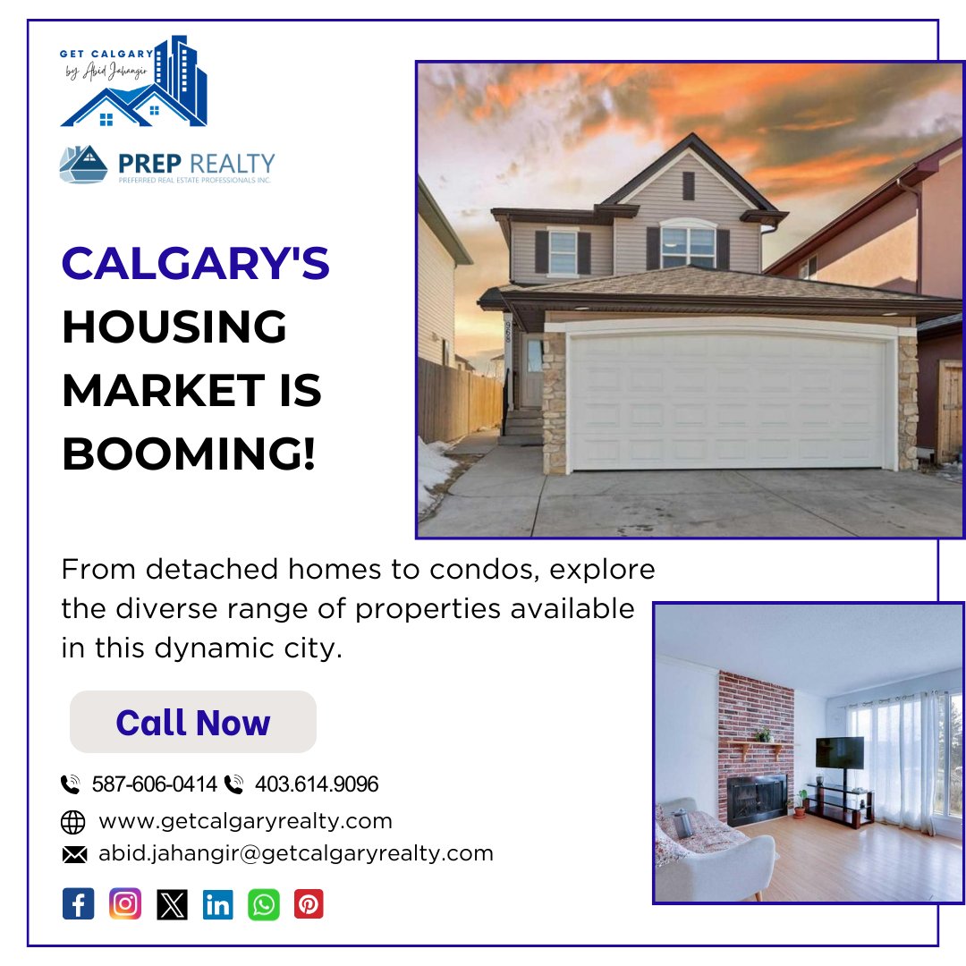 📈 Calgary's housing market is booming! From detached homes to condos, explore the diverse range of properties available in this dynamic city.
#CalgaryProperties #RealEstateBoom #CalgaryRealEstate #GetCalgary #RealEstate  #JustSoldYYC #YYCListing
getcalgaryrealty.com/contact.html