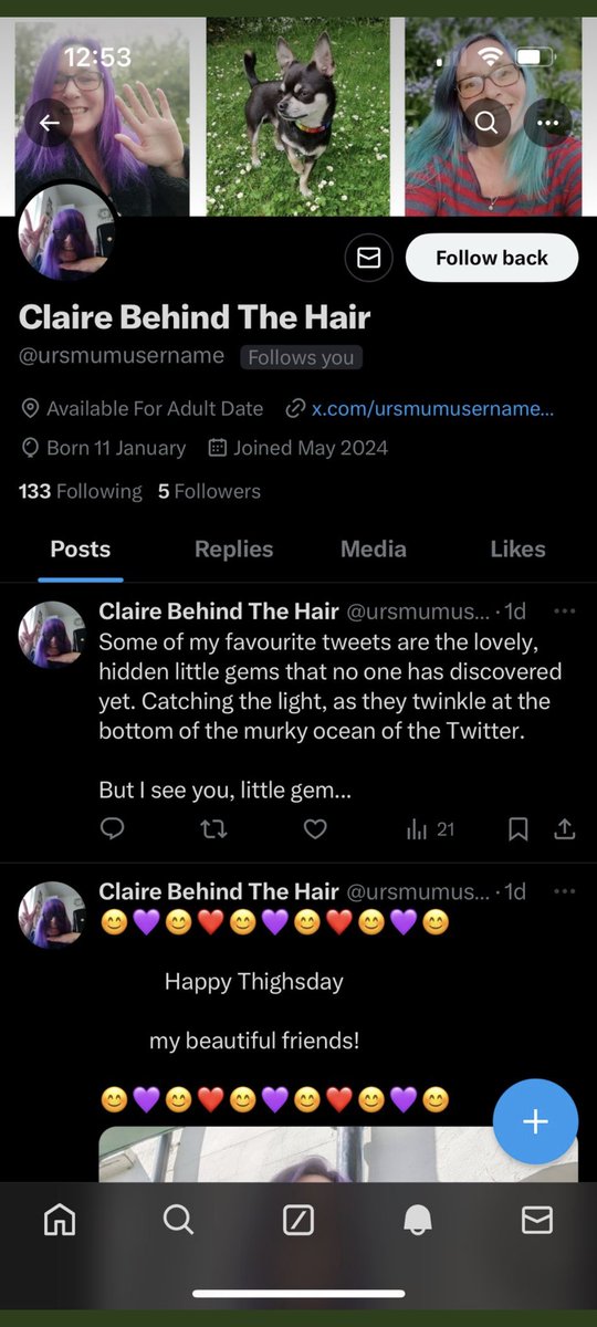 Hello my lovely friends! Fyi this account below is not me. Please block and report them. Thank you 😊👇 @ ursmumusername I've left a space after the @ so they aren't alerted. I've typed it for you to make it easier to report & block, as the username is very similar to mine.