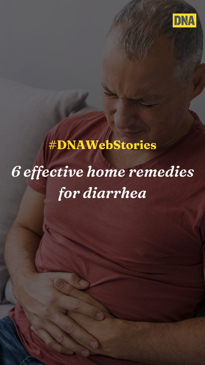 #DNAWebStories | 6 effective home remedies for diarrhea Take a look: dnaindia.com/web-stories/he…