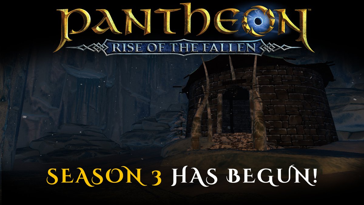 Chapter 1, Season 3 ' Land of Blood and Snow' is now rolling out in #PantheonMMO! -New Dungeon: Hanggore! ❄️ -New Climate: Frigid! 🧊 -New music and sfx! 🎶 -Class balancing and tweaks! ⚔️ -New models, spell fx and more! 🔥 #IndieGame | #MMORPG