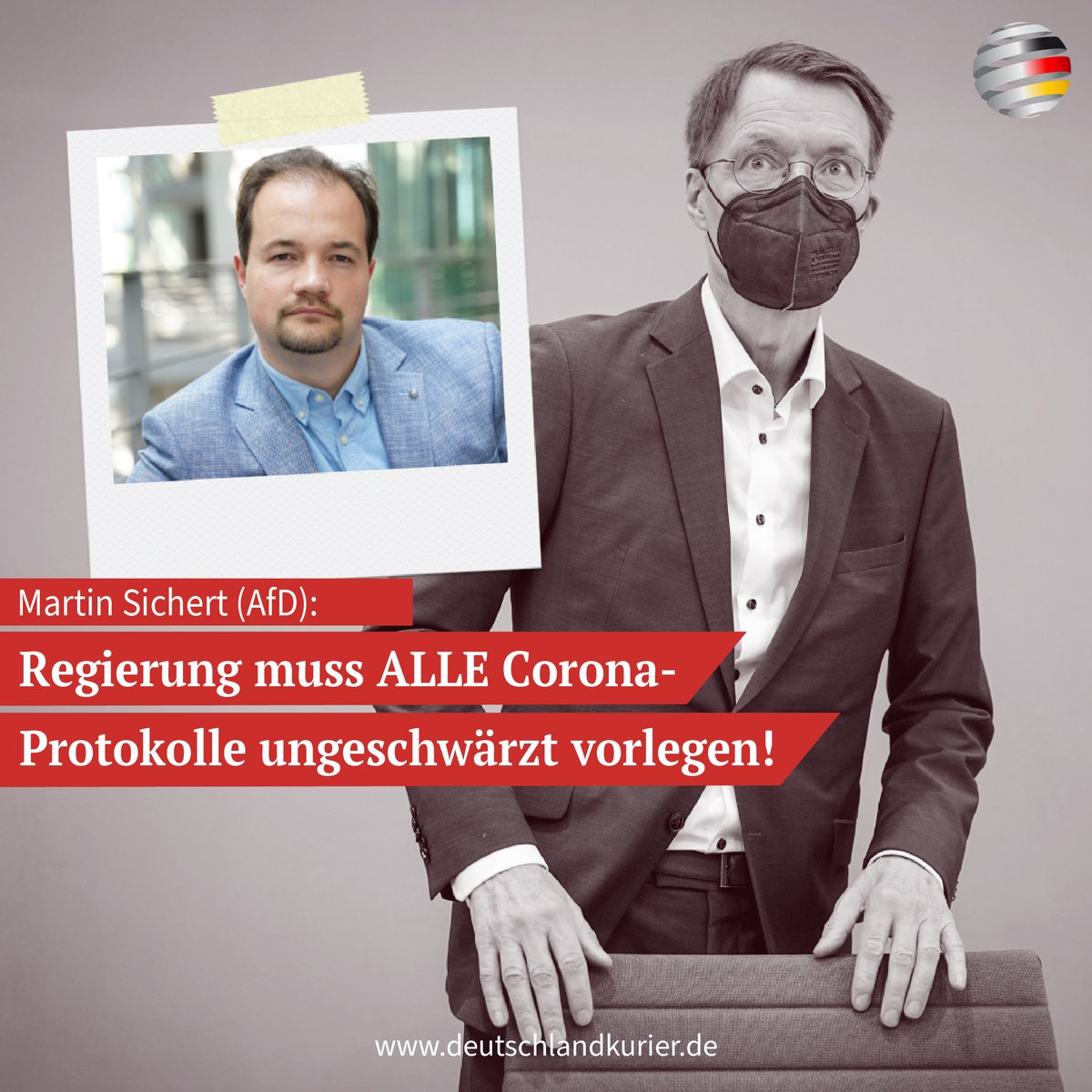 Jetzt bekannt gewordene Entschwärzungen von Passagen in den Corona-Protokollen des Robert Koch-Instituts (#RKI) belegen: Gesundheitsminister Karl #Lauterbach (#SPD) war der Einpeitscher für extrem harte #Corona-Maßnahmen, die keine wissenschaftliche Evidenz aufwiesen und rein…