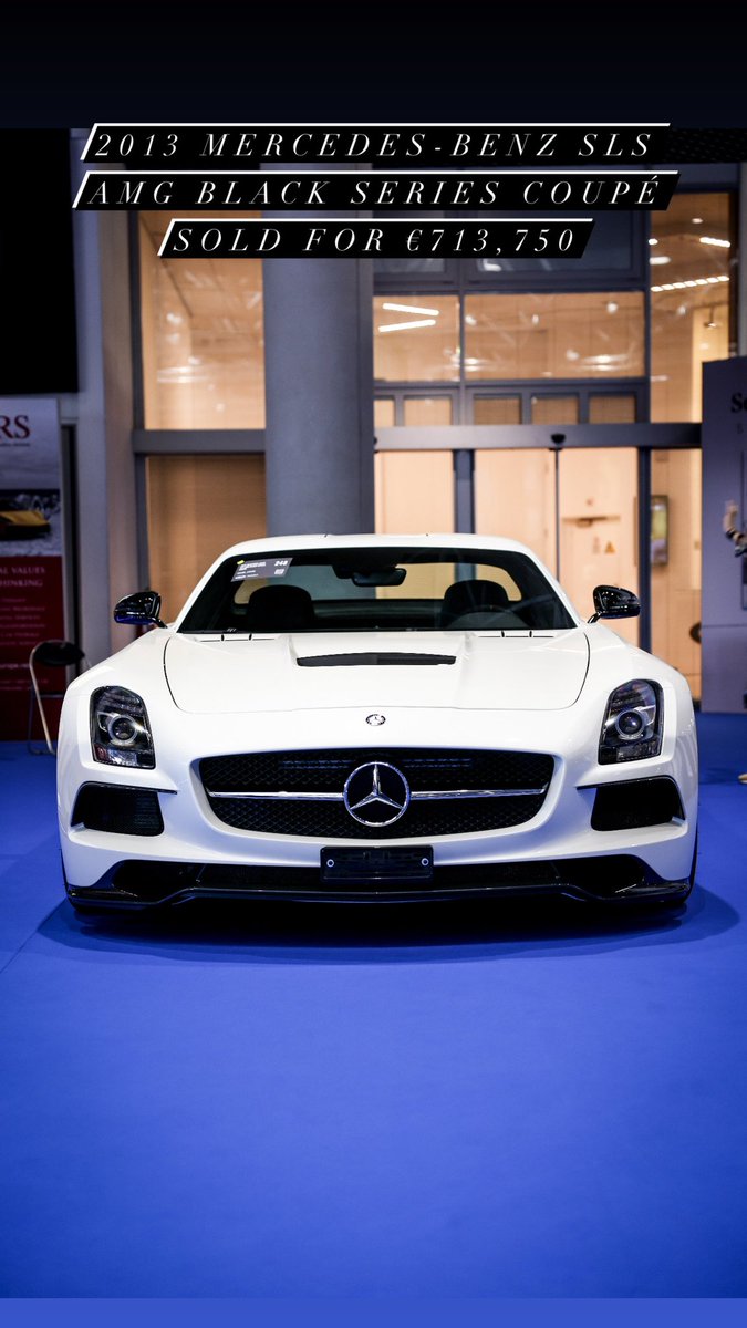 2013 MERCEDES-BENZ SLS AMG BLACK SERIES COUPÉ SOLD FOR €713,750. #RMMonaco