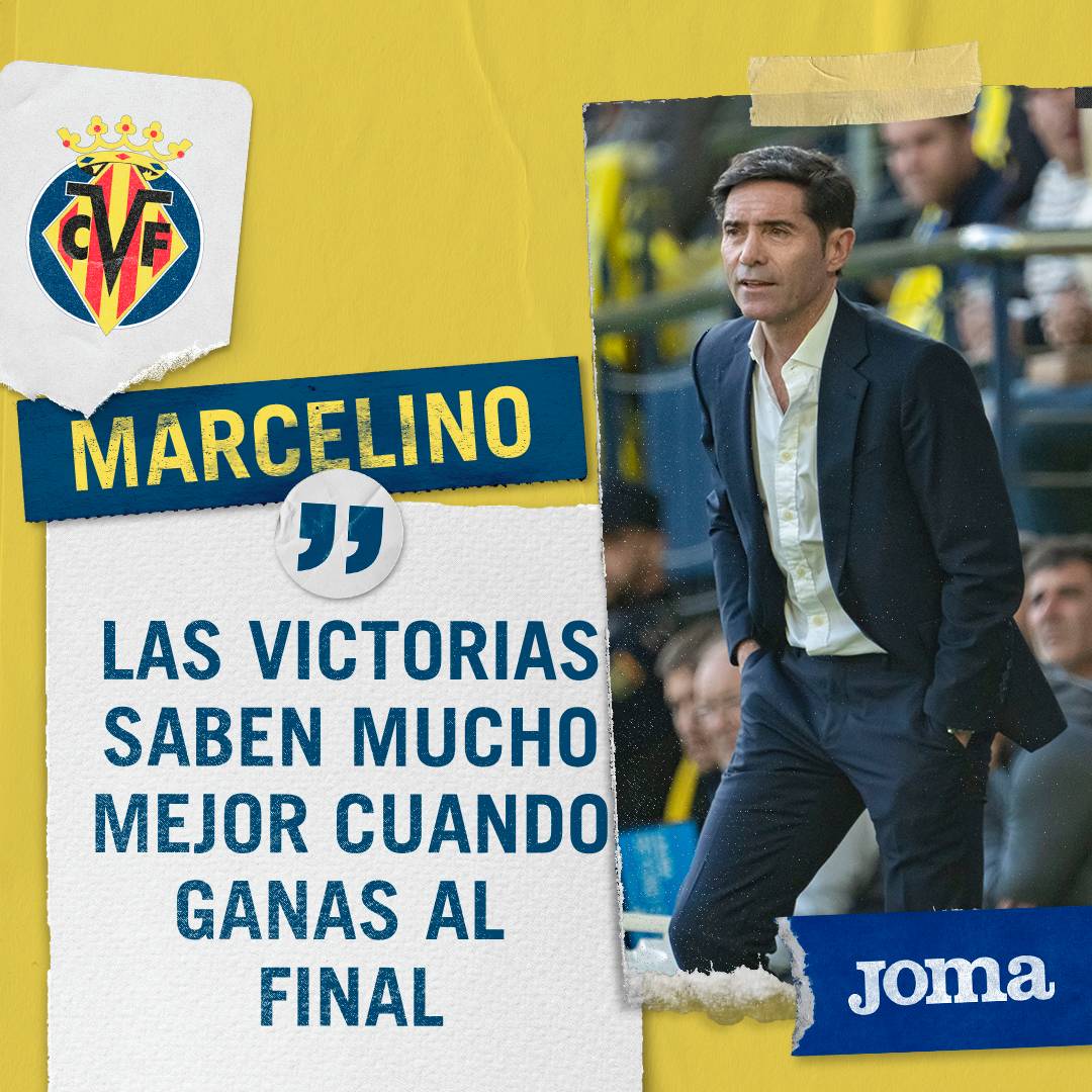 🗣 El análisis de @Marcelino tras el épico triunfo en el #VillarrealSevillaFC 🔗 villarrealcf.es/ganando-asi-sa…