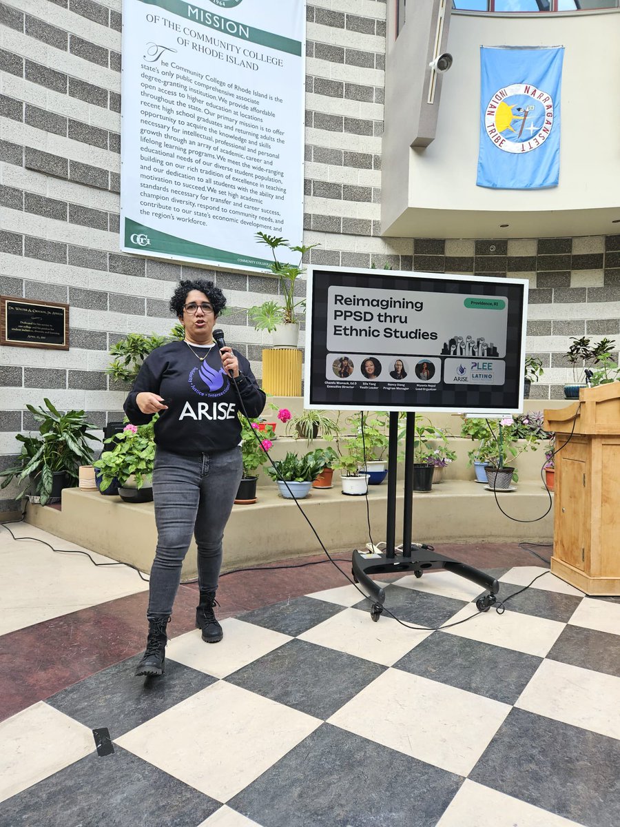 ARISE repped Our Schools PVD this morning, building  with parents from PLEE to amplify our Ethnic Studies campaign.