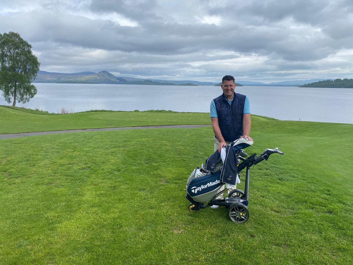 What a fantastic weekend @LochLomond_GC in the Lomond Shield, thanks to all the staff for making us feel so welcome.. it really is one of the most amazing places to play golf.. weather, golf, special weekend with great friends..! ⛳️🔥🍾