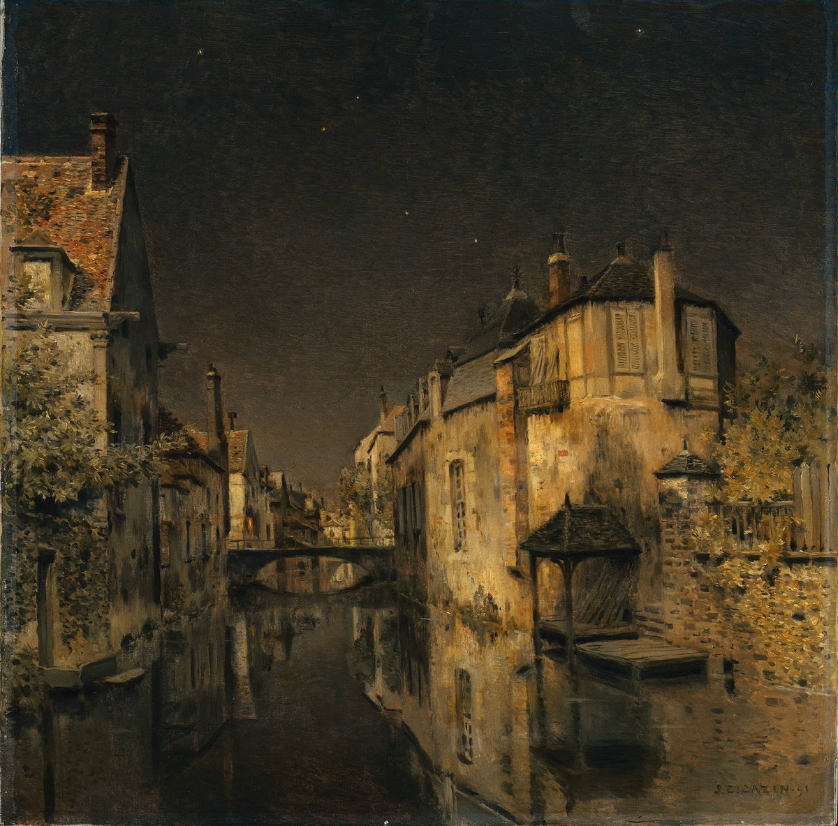 'Midnight' (1891) by Jean-Charles Cazin