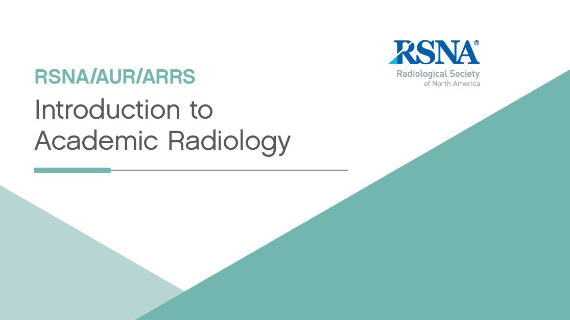 ITAR focuses on the importance of research in diagnostic radiology &amp; the excitement of academic careers in radiology. Apply by July 15 for the opportunity to connect with successful clinical radiology researchers, future colleagues and potential mentors. bit.ly/3WgXKs0