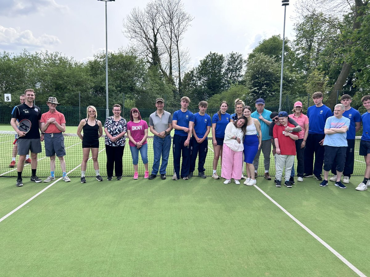 Another fabulous Inclusive Tennis session @PockTennis club on Friday . Thanks @PockSchool Sports leaders and our own club volunteers . @YorkshireTennis @Panathlon