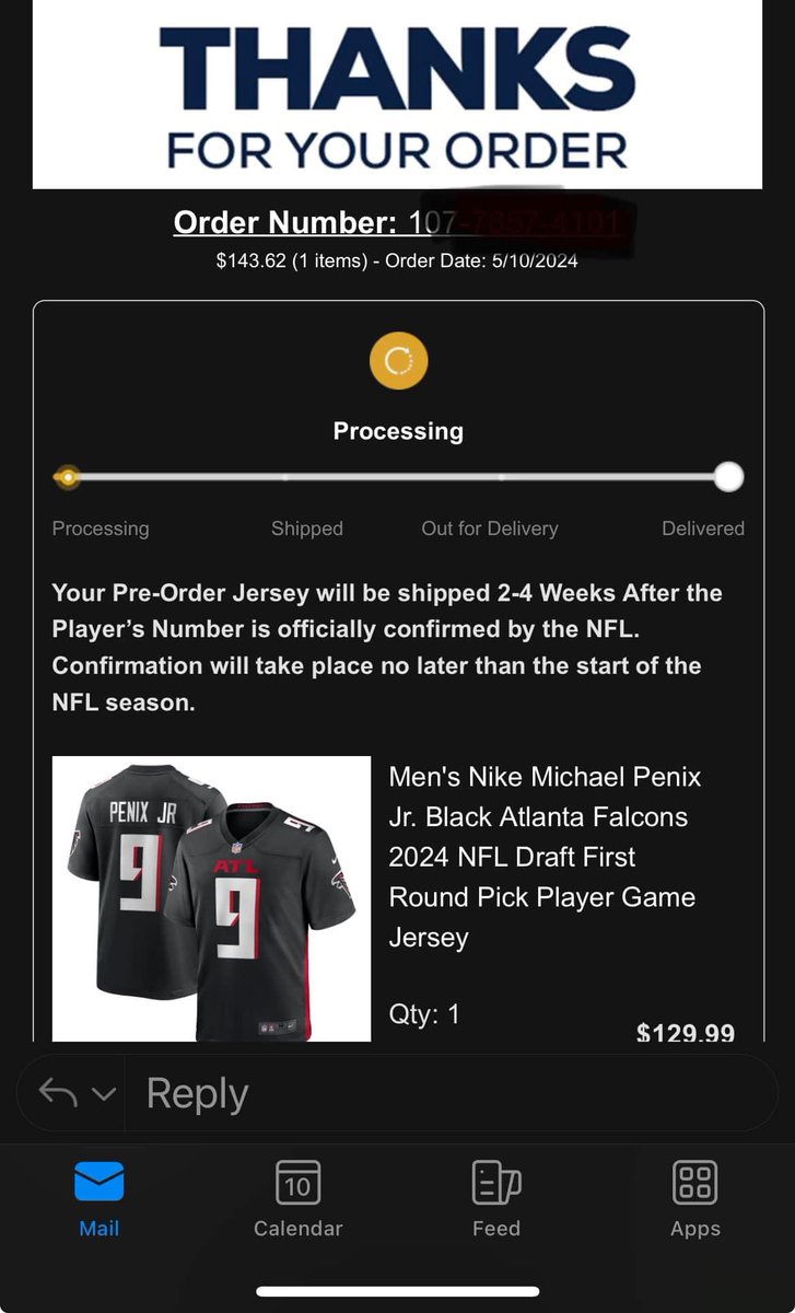 I couldn’t wait. I truly believe MPJ9 is gonna be that dude. I don’t care what anybody else thinks. Michael Penix Jr. LFG! #dirtybirds ❤️🖤🔥