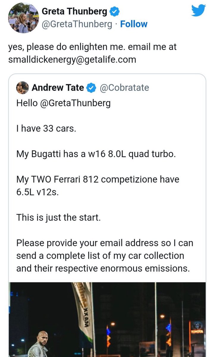 @NiohBerg These two are on the same side.
#GretaThunberg #AndrewTate