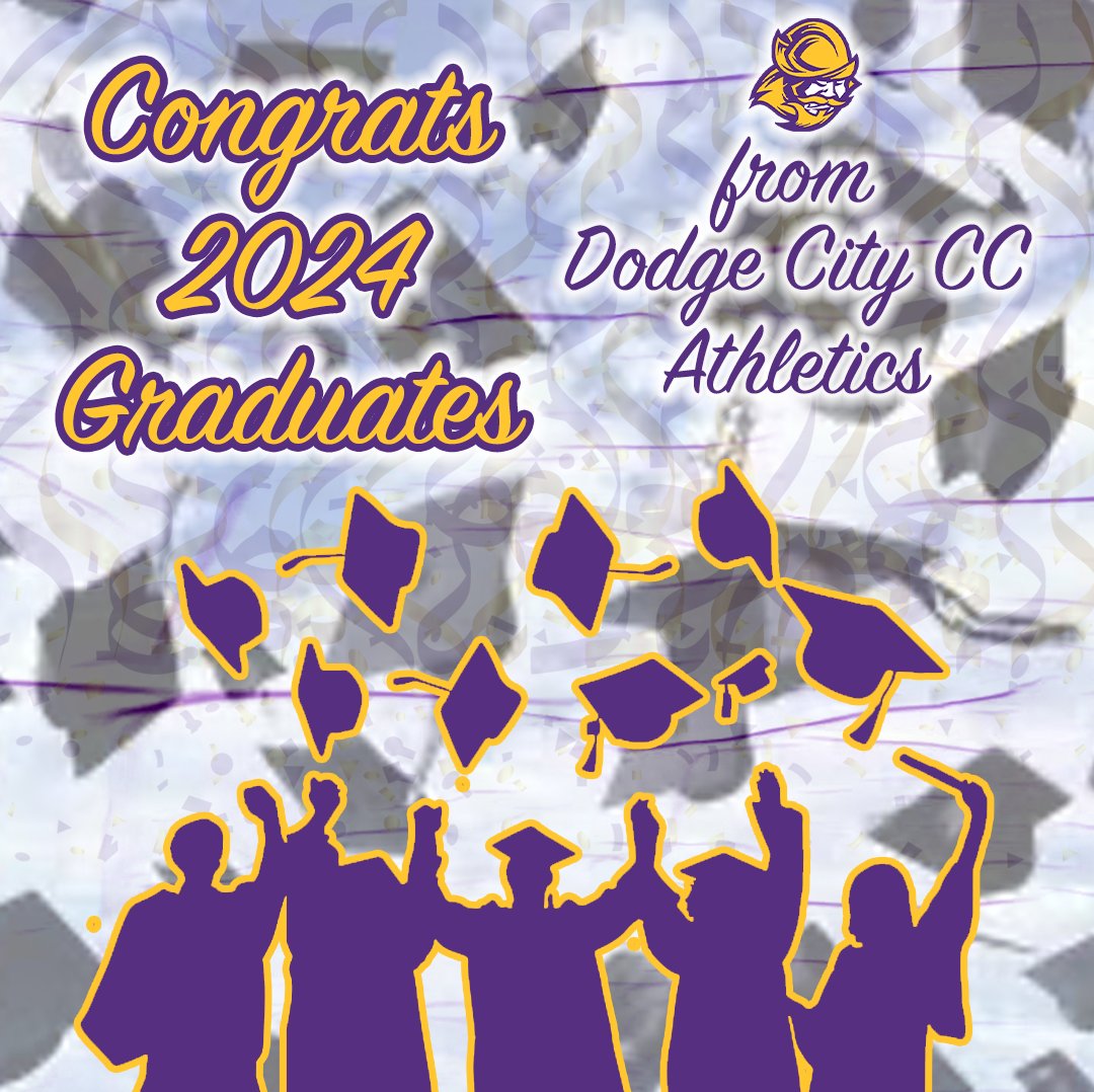 🎓Congratulations Graduates🎓 Congrats to all our 2024 graduates at Dodge City CC...to all our student-athletes thank you for being a Conq & best of luck with everything...go & CONQuer the next part of your journey #GoConqs #BurnTheBoats