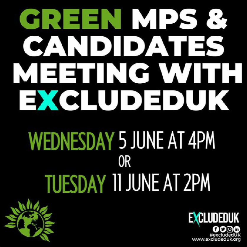 After 4 years with the #ExcludedUK still left in the gutter by the Tories and in their 2nd crisis @ExcludedUK invite you to our @TheGreenParty Zoom calls @CarolineLucas @carla_denyer @ZackPolanski @sianberry @CogginsGerald @IanMiddletonX @DominicTristram x.com/keithwebb_aide…