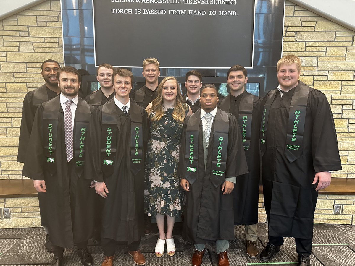 This is not a four year commitment, but a 40 year relationship. A college degree from the flagship university in the state of North Dakota is one of the goals. Proud of these guys. #UNDproud #daybyday @BubbaSchweigert @UNDfootball @kjowatt