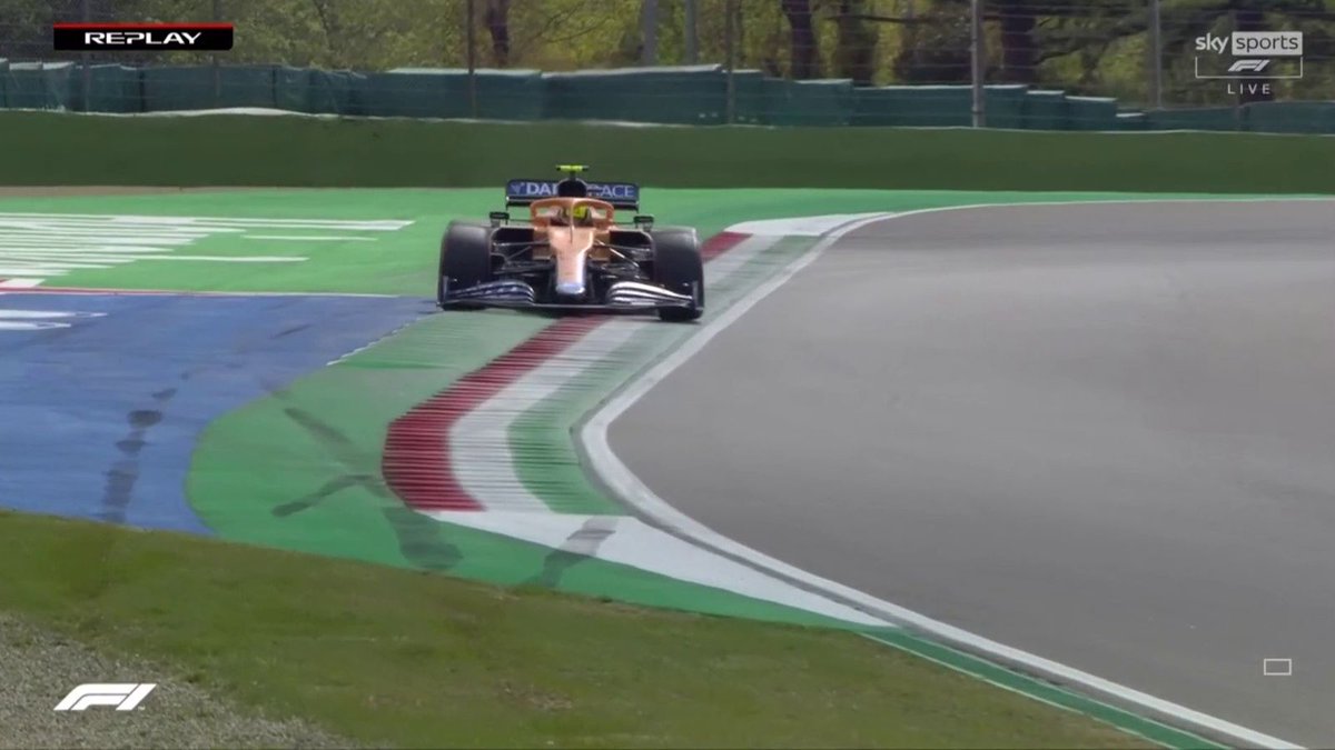 Do you remember Norris Q3 lap in Imola 2021 that go deleted by track limits? This year can't happen because we now have a gravel runoff.
Link below 👇👇👇