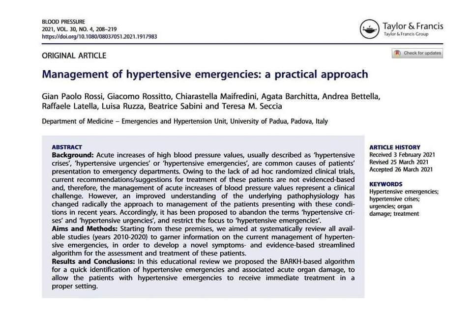 🔴 Management of hypertensive emergencies: a practical approach #openAccess #Review

✅elresidente.info/2022/03/04/man…
 #paramedic #MedstudentTwitter #CardioTwitter #FOAMed #MedEd
#CardioEd #Cardiology #FOAMed #meded #MedEd #Cardiology #CardioTwitter #cardiotwitter #cardiotwiteros