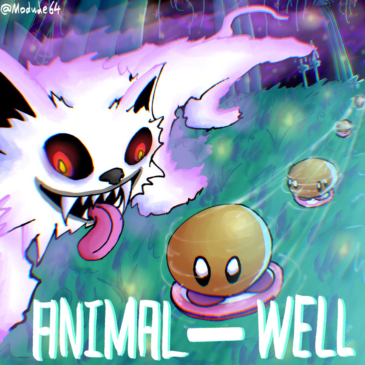 animal well was great, loved that you can ride the frisbee
#animalwell #digitalart #art