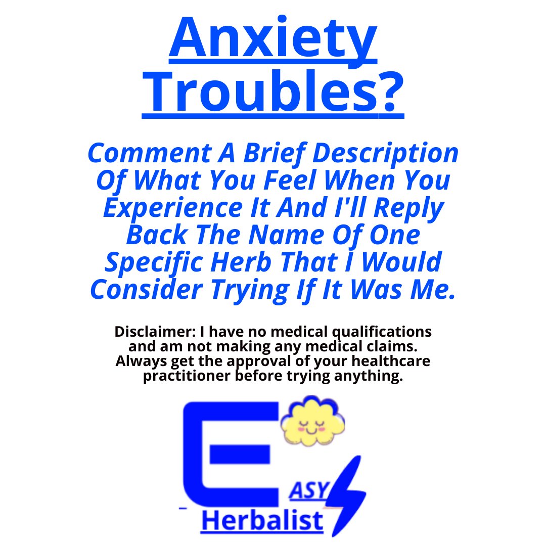 Anxiety Troubles? Comment a brief description of what you feel when you experience it and I'll reply the name of one specific herb.
Disclaimer: I have no medical qualifications and am not making any medical claims.
#herbalremedies #anxietysupport #anxiety #anxietyrelief