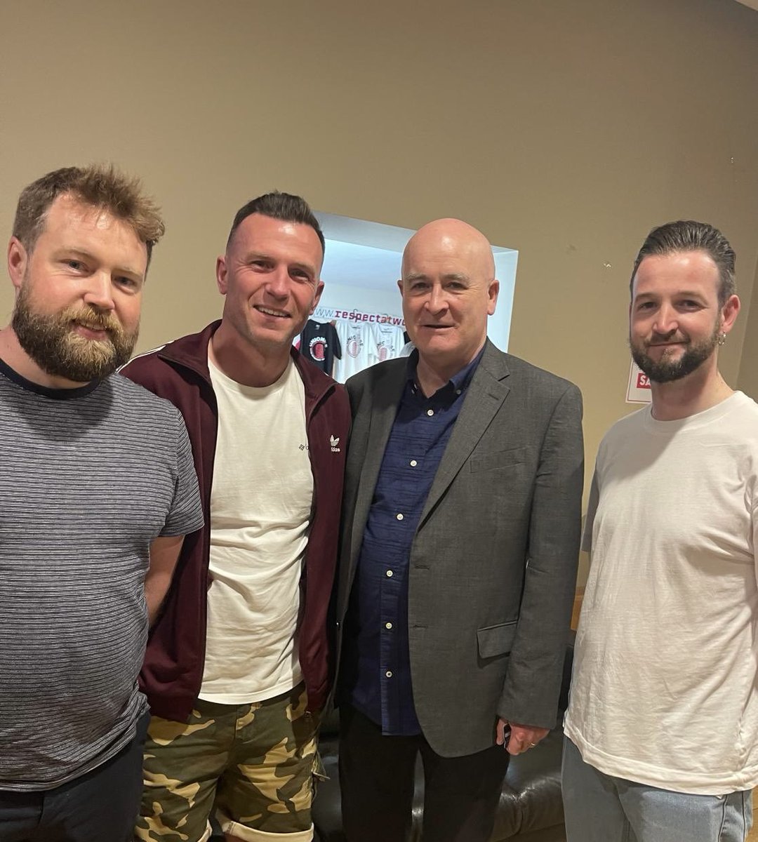 Great day of debate and discussion about trade union renewal and the continuing fight for respect at work. And Mick Lynch got to have his picture taken with CWU activists Robert, Brian and Sean. Well done to the organisers @TressellFest #TressellFest #accessorganiseunionise