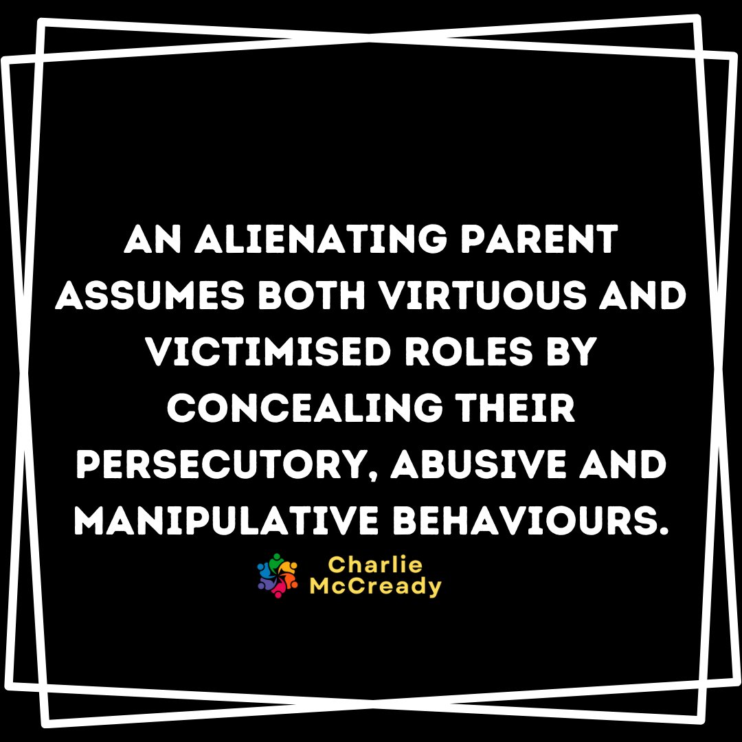 A loving and mentally healthy parent doesn't find the need to assert virtue or victimhood. Recognising the signs of virtuous-victim signalling with manipulative intent is crucial. It allows these behaviours to be seen for what they truly are.

#parentalalienation #childcustody