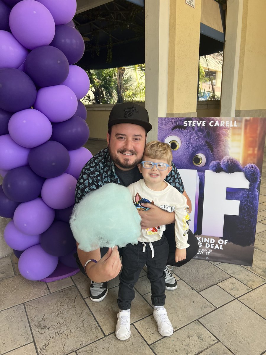 I got to bring my little man to his first movie premiere today and he was beyond happy. These are the best moments. Thank you for inviting us Paramount Pictures! The movie, “If” was so beautiful! 💜