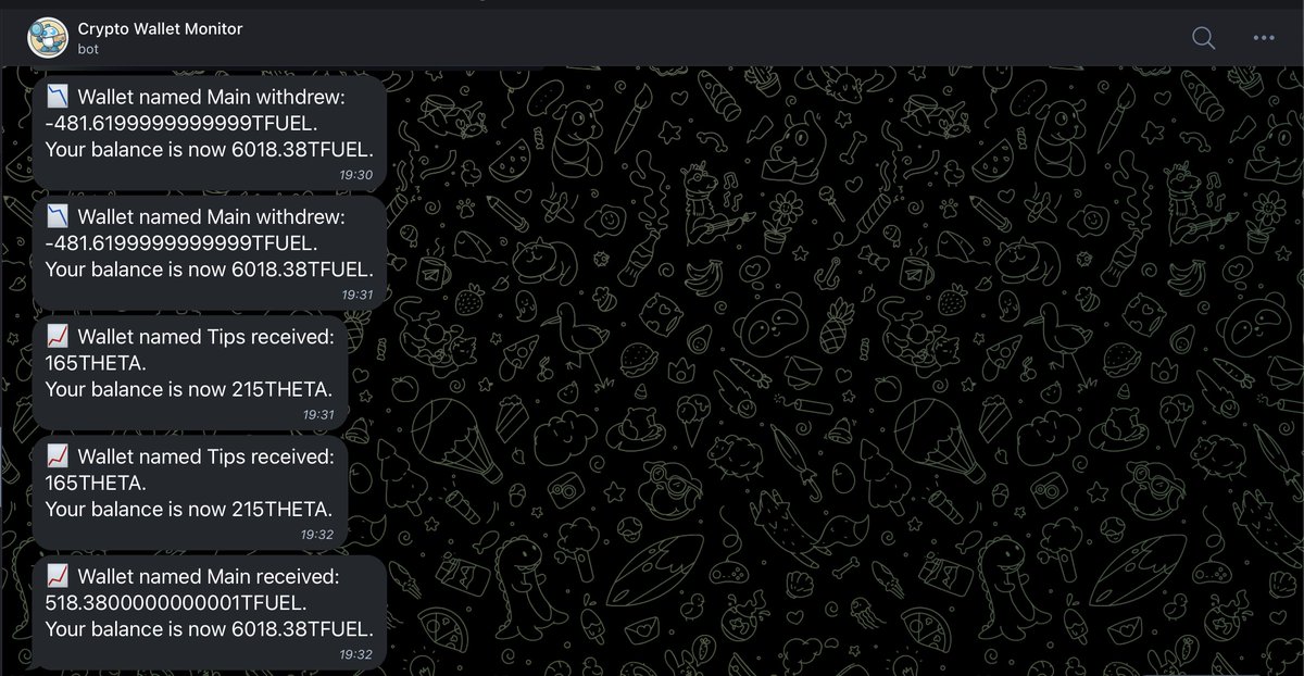 TechSherpa_'s tweet image. Bot is now sending you alerts when your followed wallets have a change in their balance depending on your setup!

Almost done 👀

#buildinginpublic
