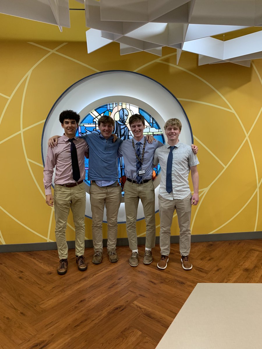 Thanks to the incredible faith, service and justice leadership of our IPJ senior leaders!  Jonny, Chris, Owen, and James -  your generous work with <a href="/CATAMDG/">C.A.T. at Ignatius</a>, <a href="/CSPJ_Cleveland/">CSPJ</a>, and <a href="/IGsolidarityNET/">Ignatian Solidarity</a> has been a model to us!❤️ #AMDG #MenForOthers