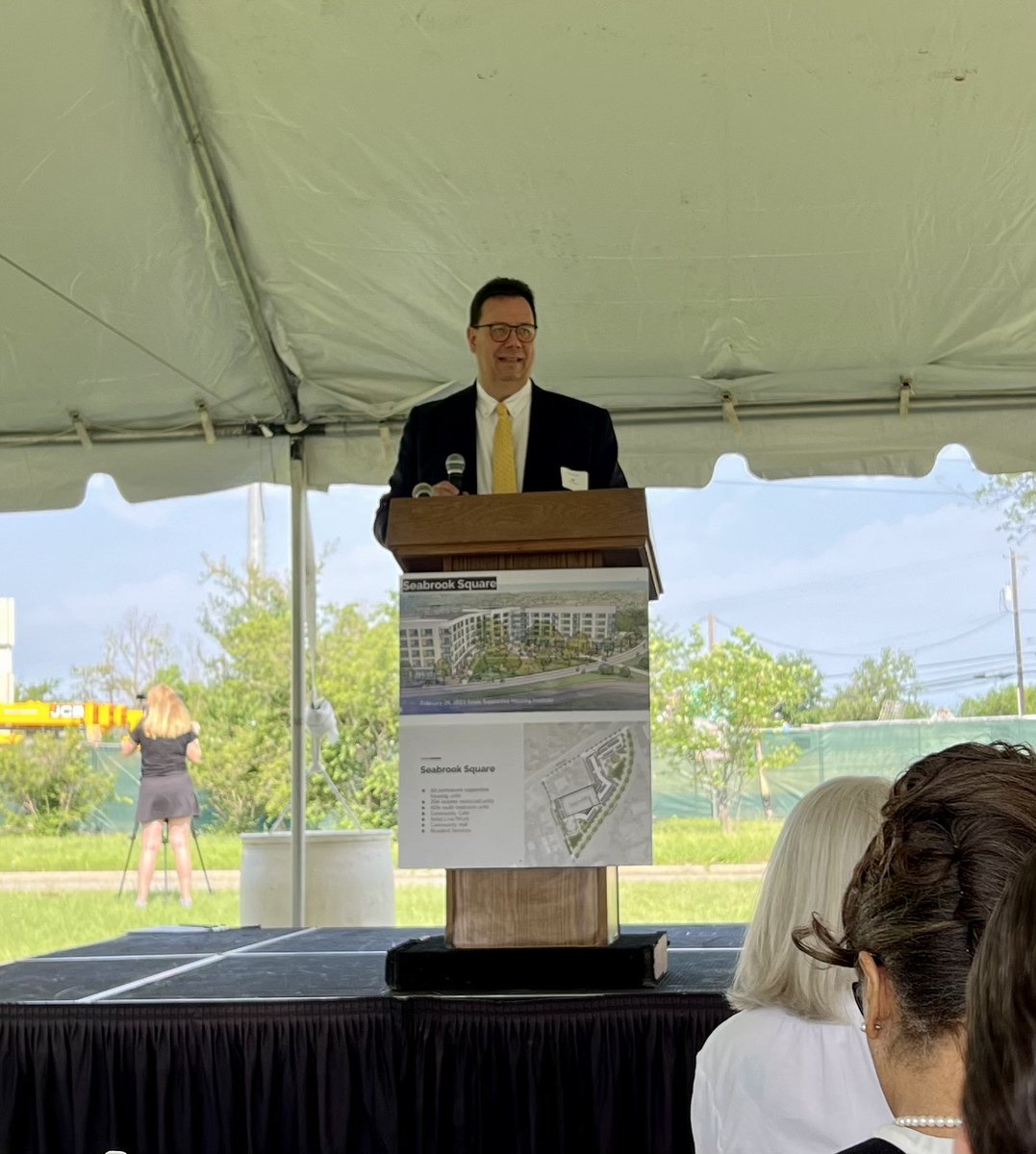 Yesterday we hosted a groundbreaking for Seabrook Square II, an apartment community that will provide permanent supportive housing to individuals experiencing homelessness in Travis County. Thanks to all the partners who made this possible!  #CommunityImpact #SupportiveHousing