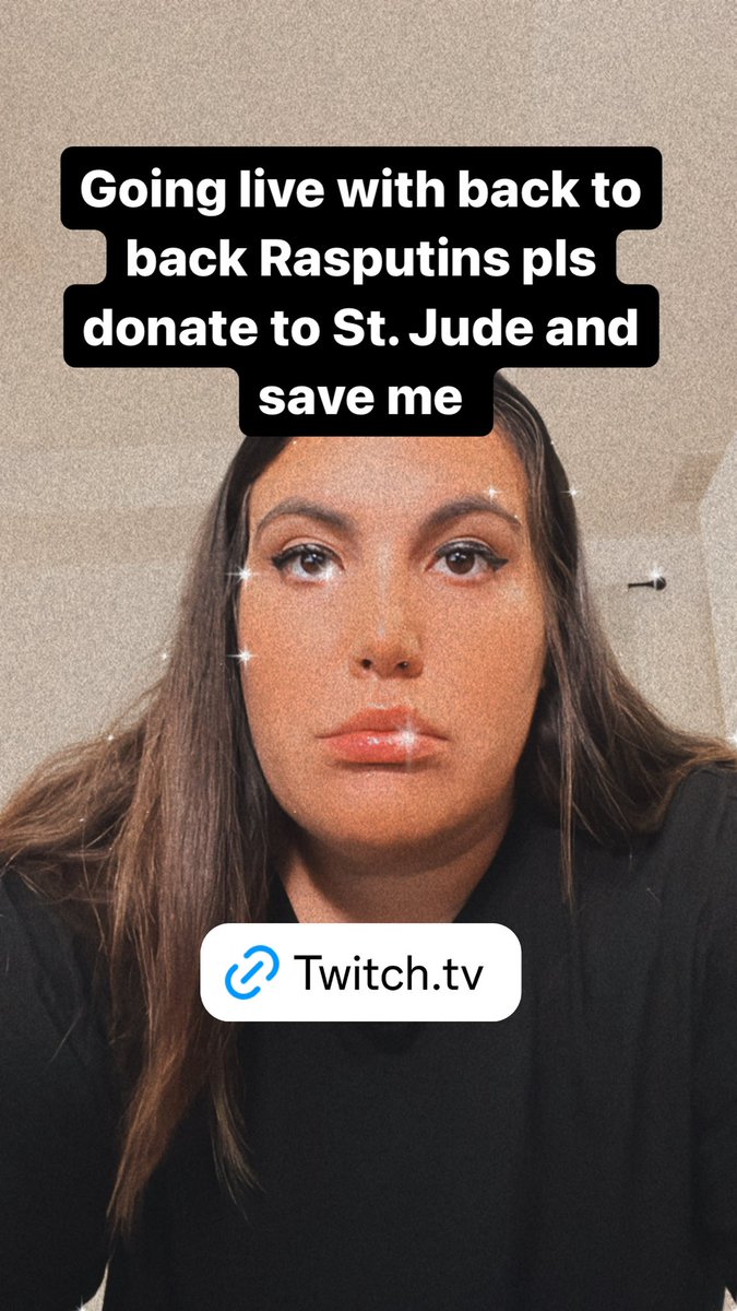Twitch.tv/jessicake $25 to St. Jude to subtract a Rasputin 😭