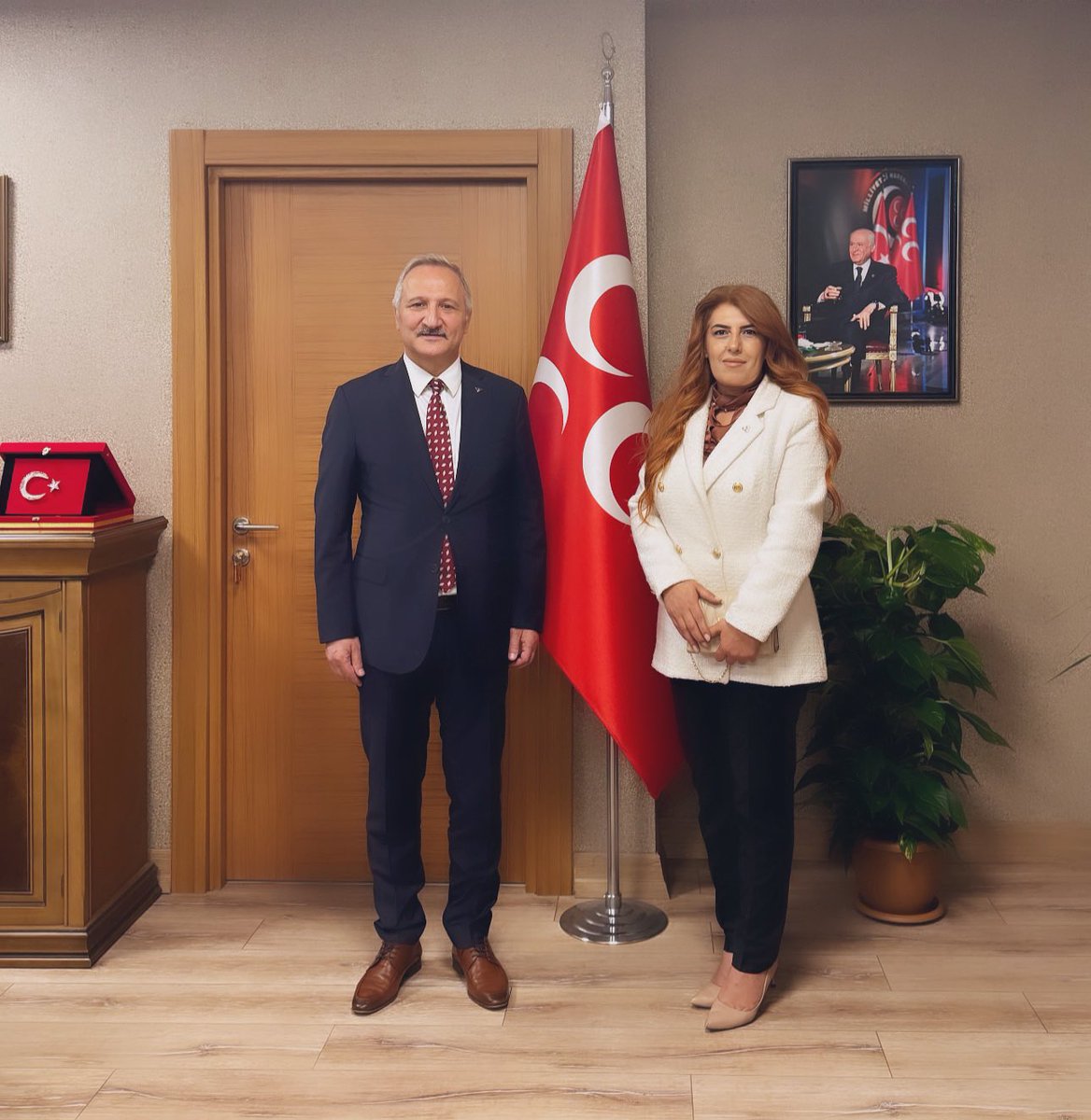 Aile Kadın ve Sosyal Hizmet politikalarından sorumlu Genel başkan yardımcısı Sn Ahmet S.Yurdakul'a misafirperverliği için teşekkür ederiz. @ahmet__yurdakul 'Lider Ülke, Engelsiz Türkiye' 🇹🇷