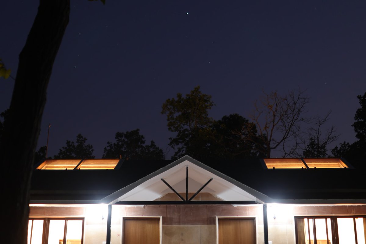 1/2
Experience the celestial wonders from our #StarGazing Cottages at Debrigarh Nature Camp. Equipped with modern amenities, including soft lighting, celestial guides, and sliding glass roofs, ensuring an uninterrupted view of the night sky.