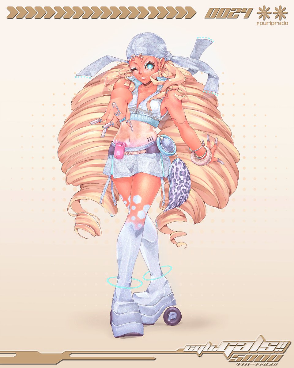 🌺 Cyb.GALS!! 0024 SATURDAY GAL FEVER  🌺

#gyaru #ギャル #イラスト