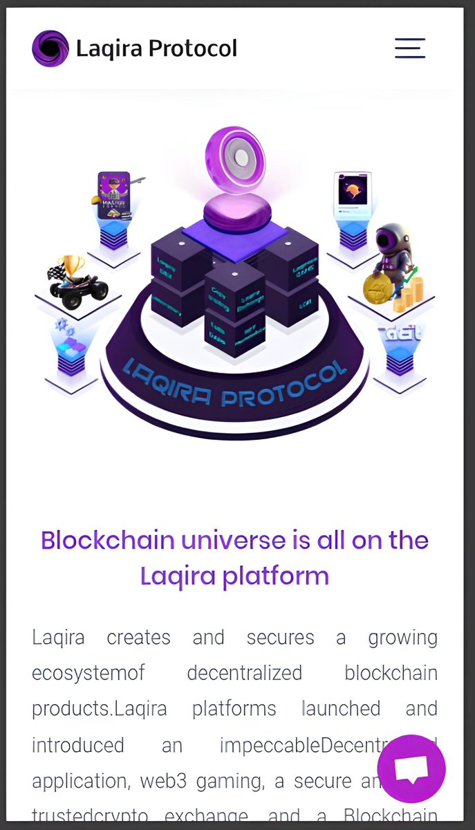 Wanna communicate with #LaqiraProtocol team about an idea or report an issue? We have facilitated it. Our online chat 💬 is now live at laqira.io. You can send your requests or problem easily and directly to us and we will consider it as soon as possible. #LQR