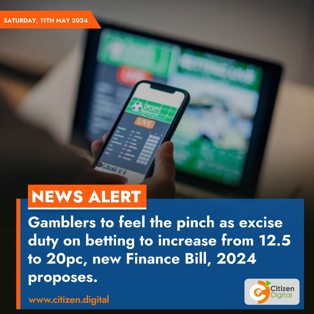 Gamblers to feel the pinch as excise duty on betting to increase from 12.5 to 20pc, new Finance Bill, 2024 proposes.