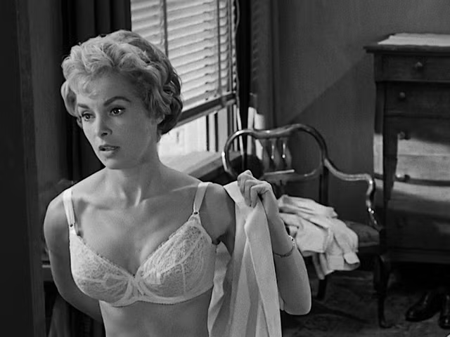 Who is the most gorgeous actress in a good horror film? I like Janet Leigh in Psycho.