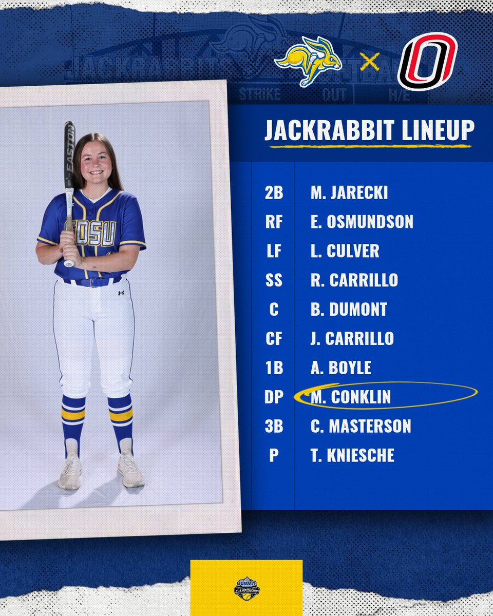 Lineups are in. First pitch is coming up shortly! #GoJacks 🐰
