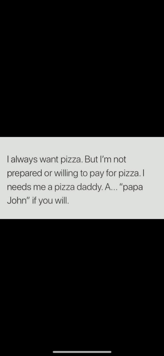 I need a papa John 😍😂🥰 gluten free pizza for me, please 🍕😌