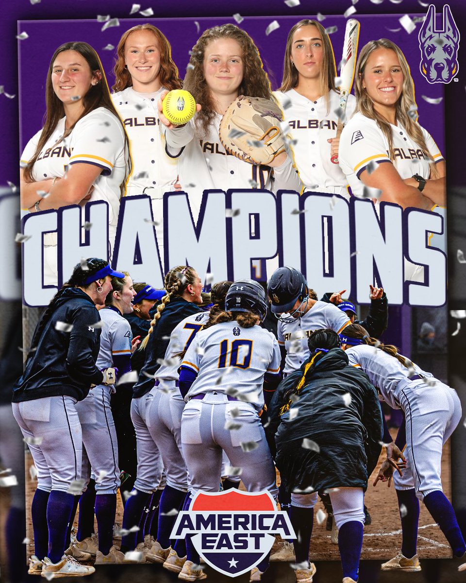 𝐀𝐌𝐄𝐑𝐈𝐂𝐀 𝐄𝐀𝐒𝐓 𝐂𝐇𝐀𝐌𝐏𝐈𝐎𝐍𝐒!!

<a href="/UAlbanySB/">UAlbanySB</a> is dancing for the first time since 2018 with today's 4-0 win!